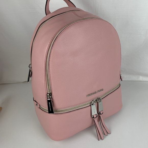 Michael Kors Handbags - New Michael Kors Rhea Medium Leather Backpack